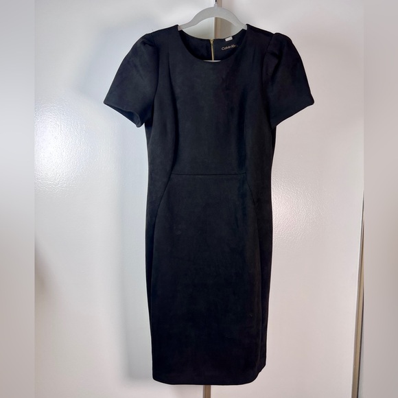 CK Faux Suede LBD, size 10 - Picture 3 of 7